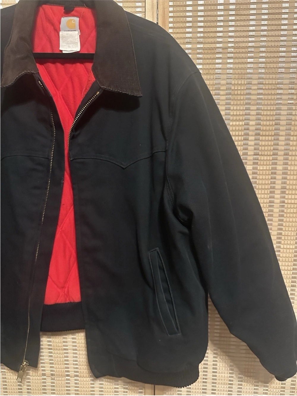 3XL Vintage Carhartt Detroit Jacket Men's Black & Red
